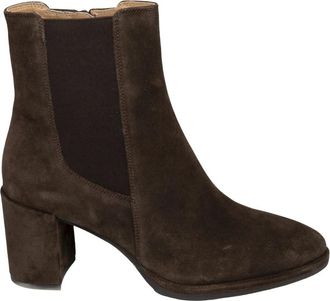 Unisa Chelsea Boot - Dames - Schoenen - Bruin - Maat: 38 EU Su&egrave;de