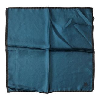 Dolce & Gabbana Pocket Scarves, male, Blue, Size: ONE SIZE Silk Square Pocket Handkerchief