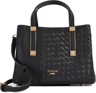 Dune London Womens Accessories Dinkydorry - Textured Tote Bag - Black - One Size