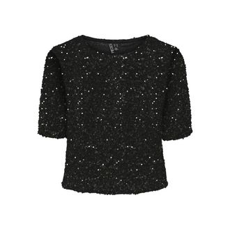 Pieces Blouse met korte mouwen en zecchinos