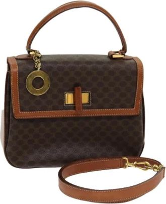 Celine Pre-owned Vintage Handtas - Dames - Vintage Handtas - Bruin - ONE Size - Leer - Vintage