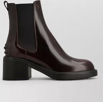 Tod's leather chelsea ankle boots