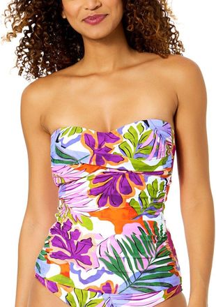 Anne Cole Twist Front Bandeau-Kini