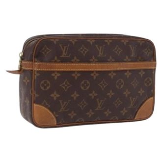 Louis Vuitton Pre-owned Vintage Clutch Bag - Dames - Pre-owned - Bruin - Maat: ONE Size Leer