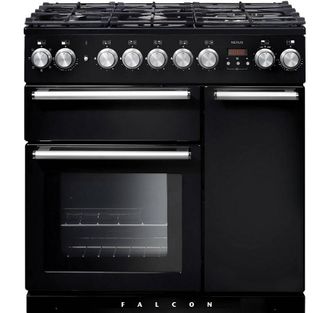Falcon Cocina Mixta 140l 5 Fuegos Negro/cromo - Nex90dfblceu - Falcon