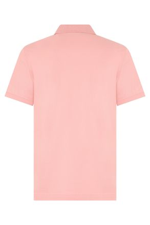 GANT Mens Polo Shirt Pink Cotton Piqu&eacute; T-shirts And Polos