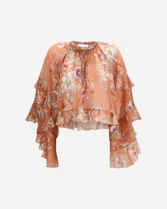 Zimmermann Ruffle Blouse Female 2