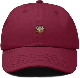 Dalix Cinnamon Roll Dad Cap in Maroon at Nordstrom