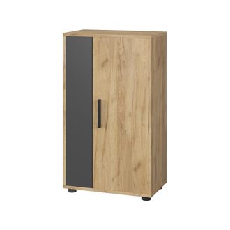 Vicco C&oacute;moda Berno, Oro Power Roble/antracita, 50.1 X 87.3 Cm Con 2 Compartimentos Vicco