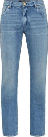 Billionaire Boys Club Straight Cut Crest Jeans - Heren - Regular Fit Jeans - Blauw - W28 - Leer - Jeans