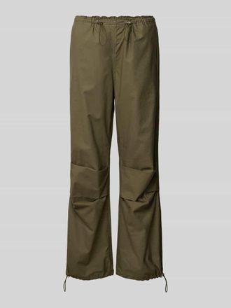 Only Baggy Fit Hose mit Tunnelz&uuml;gen Modell ECHO-LAIA in Khaki, Gr&ouml;&szlig;e XS/32