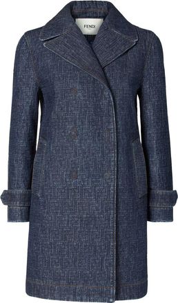 Fendi Ff Padded Denim Caban Clothing