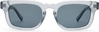 Le Specs Iceman 52mm Square Sunglasses in Pewter/smoke Mono at Nordstrom