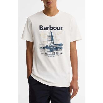 Barbour Harbourside Graphic T-Shirt in Whisper White at Nordstrom, Size Xx-Large