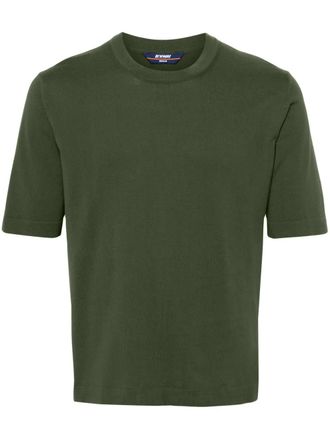 K-Way crew-neck cotton jumper - men - Cotton - S - Green