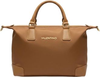 Mario Valentino Jenny Re Handtas - Dames - Handtassen - Bruin - ONE Size - Polyester - Tassen
