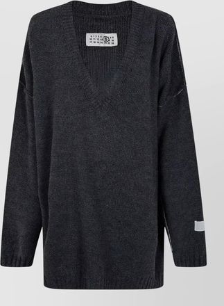 Maison Margiela oversized v-neck sweater