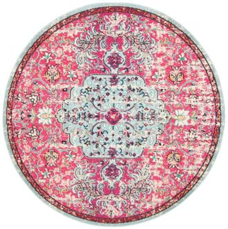 Safavieh Alfombra fucsia/teal. 201 x 201 cm