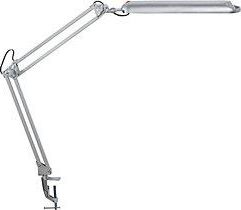 Maul L&aacute;mpara De Escritorio Metal / Ku.plata H.max.450mm Con Abrazadera De Mesa Con Led
