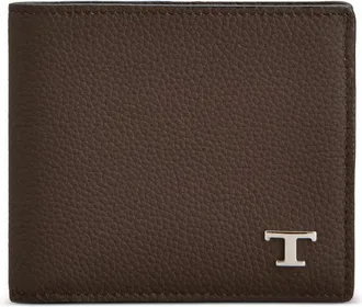 Tod's T Timeless Pebbled Wallet