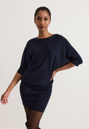 Phase Eight Becca Batwing Knitted Dress in Navy at Nordstrom, Size 10
