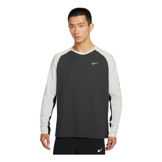 Nike Stride Dri-FIT Waffle Running T-Shirt Anthracite Platinum Tint IQ3630-060