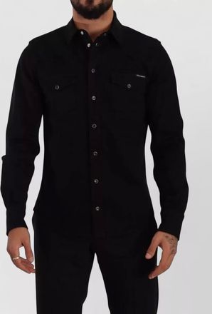 Dolce & Gabbana slim denim shirt