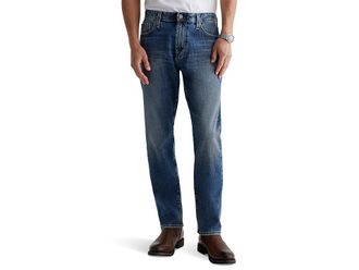 AG - Adriano Goldschmied Everett Slim Straight Jeans in 14 Years Bond Mens Jeans 14 Years Bond : 33 32, Cotton/Denim/Elastane