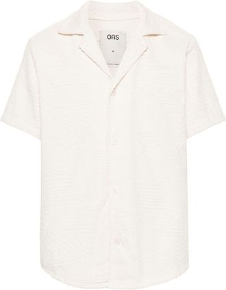 OAS Golconda Cuba camp-collar shirt - men - Cotton - M - Neutrals