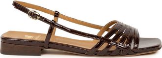 Bobbies Diana Flat Sandals in Ganache at Nordstrom, Size 6.5