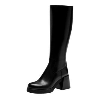 Coach Natasha Leather Boot Black CW982-001 Womens
