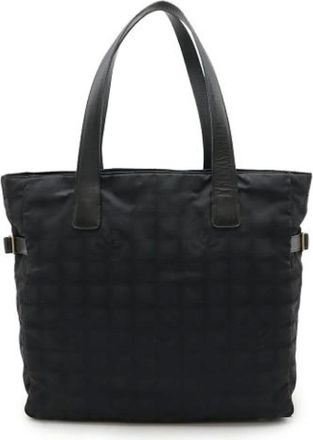 Chanel Pre-owned Tote Bags, female, Black, Size: ONE SIZE Pre-owned Fabric chanel-bags
