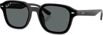 Ray-Ban Vierkante zonnebril - unisex - Zonnebrillen - Zwart - 65 MM - Accessoires