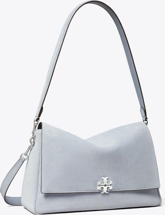 Tory Burch Womens Charlie Suede Shoulder Bag, One Size