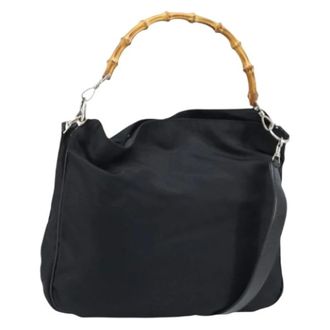 Gucci Pre-owned Handbags, female, Black, Size: ONE SIZE Pre-owned Vintage Shoulder Bag