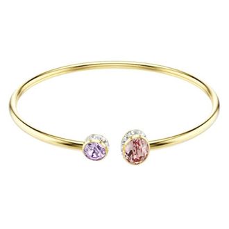 Swarovski Chroma Gold-Tone Plated Bangle