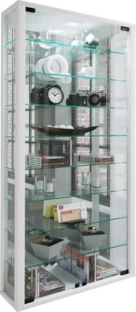 ebuy24 Ebuy24 - Estuche De Cristal Vcm Colgante Estuche De Cristal Con Vidrio De Seguridad Esg Dimensiones Aprox. Al. 115 Xx An. 59 X T. 18 Cm Vidrio Para Ga