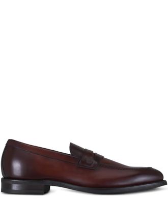 G. Brown Bristol penny loafers - men - Calf Leather/Calf Leather/Calf Leather - 11