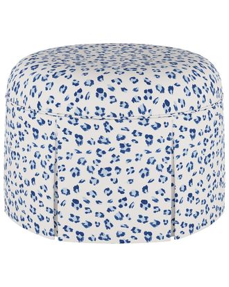 Skyline Furniture Skirted Base Round Ottoman