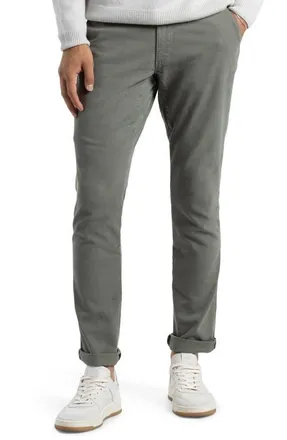 Soft Cloth Soft Hybrid Slim Fit Five-Pocket Stretch Canvas Pants in Agave at Nordstrom, Size 30
