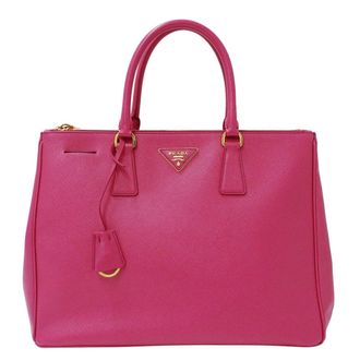 Prada Saffiano Pink Saffiano Tote Bag (Pre-Owned)