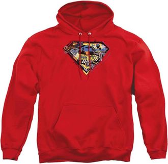 Gildan Superman American Way Adult Pull Over Hoodie / Hooded Sweatshirt
