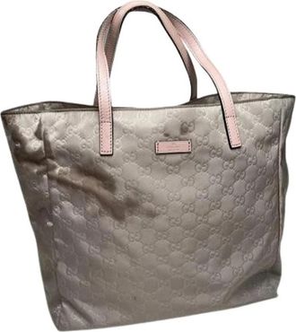 Gucci Pre-owned Jackie Vintage Tote Bag - Dames - Vintage Shopper - Grijs - ONE Size - Leer - Vintage