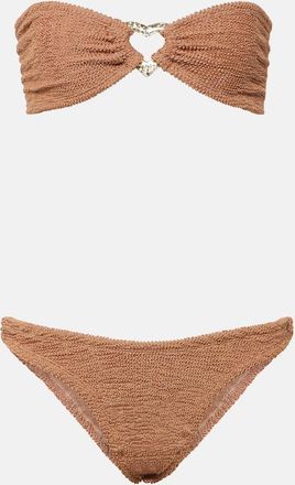 Hunza G Nicole embellished bikini