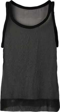 Valentino Garavani Stijlvolle TOP met uniek design - Dames - Tops zonder mouwen - Zwart - M - Tops