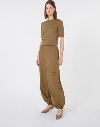 Max Mara Womens Basic Wool Sweater - Brown - Size X-Small