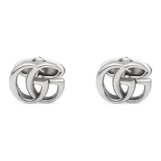 Gucci Cufflinks & Tie Clips, male, Gray, Size: ONE SIZE Cufflinks and tie clips