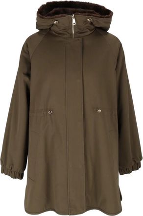 Bully Militare Jas - Dames - Mantel - Groen - S - Jassen