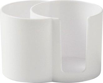 No Brand Soporte Para Bolas Y Botones De Algod&oacute;n, Contenedor Para Hilo Dental, Dispensador De Discos De Algod&oacute;n, Soporte Port&aacute;til Para Recogedor De Hilo Dental