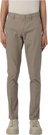 Pantaloni Torino Broeken, Heren, Grijs, XL, Katoen, Blauwe Slim Fit Stretch Broek